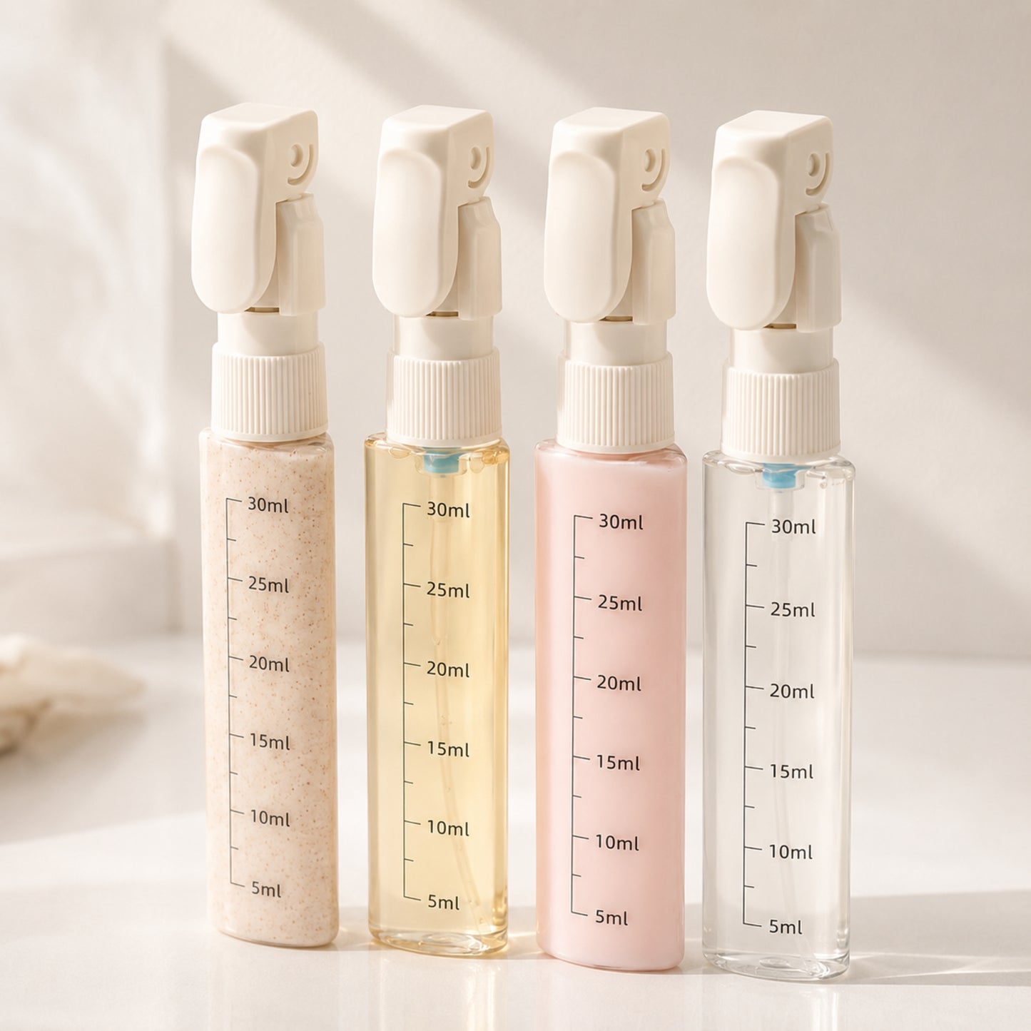 Trippio Pocket System Zestaw Podróżny 4 w 1 z Dozownikami 30ml